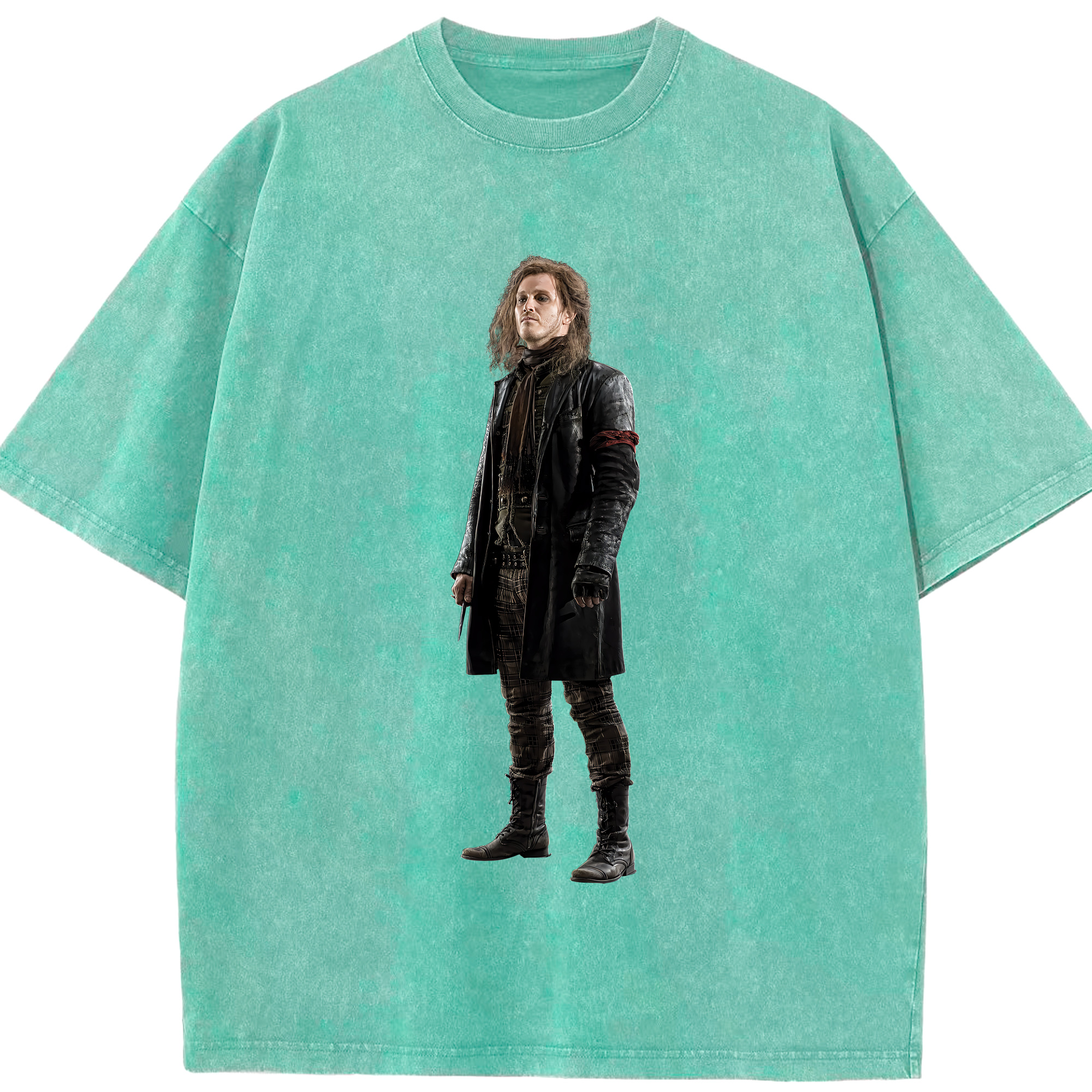 （画像用） Harry Potter ハリー・ポッターシリーズ 綿100% ヴィンテージ風 半袖Tシャツ（フロントプリント）